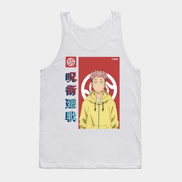 Yuji Itadori Jujutsu Kaisen Tank Top by MAGE